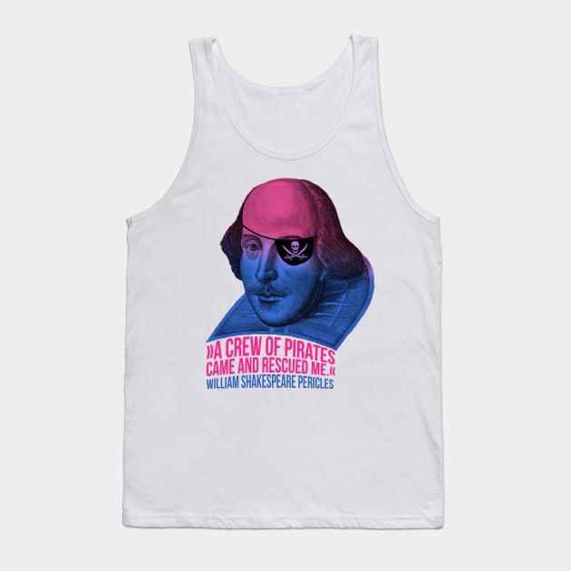 Pirate Shakespeare Tank Top by shippingdragons